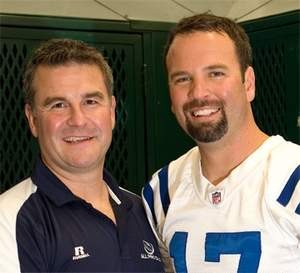 Darrin Gray and former NFL punter Hunter Smith, co-authors of "The Jersey Effect."